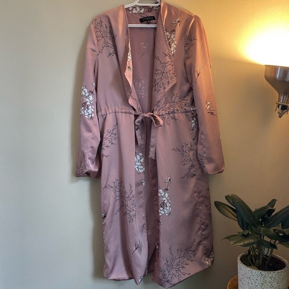 Purple tone silk style kimono - Picture 2 of 3